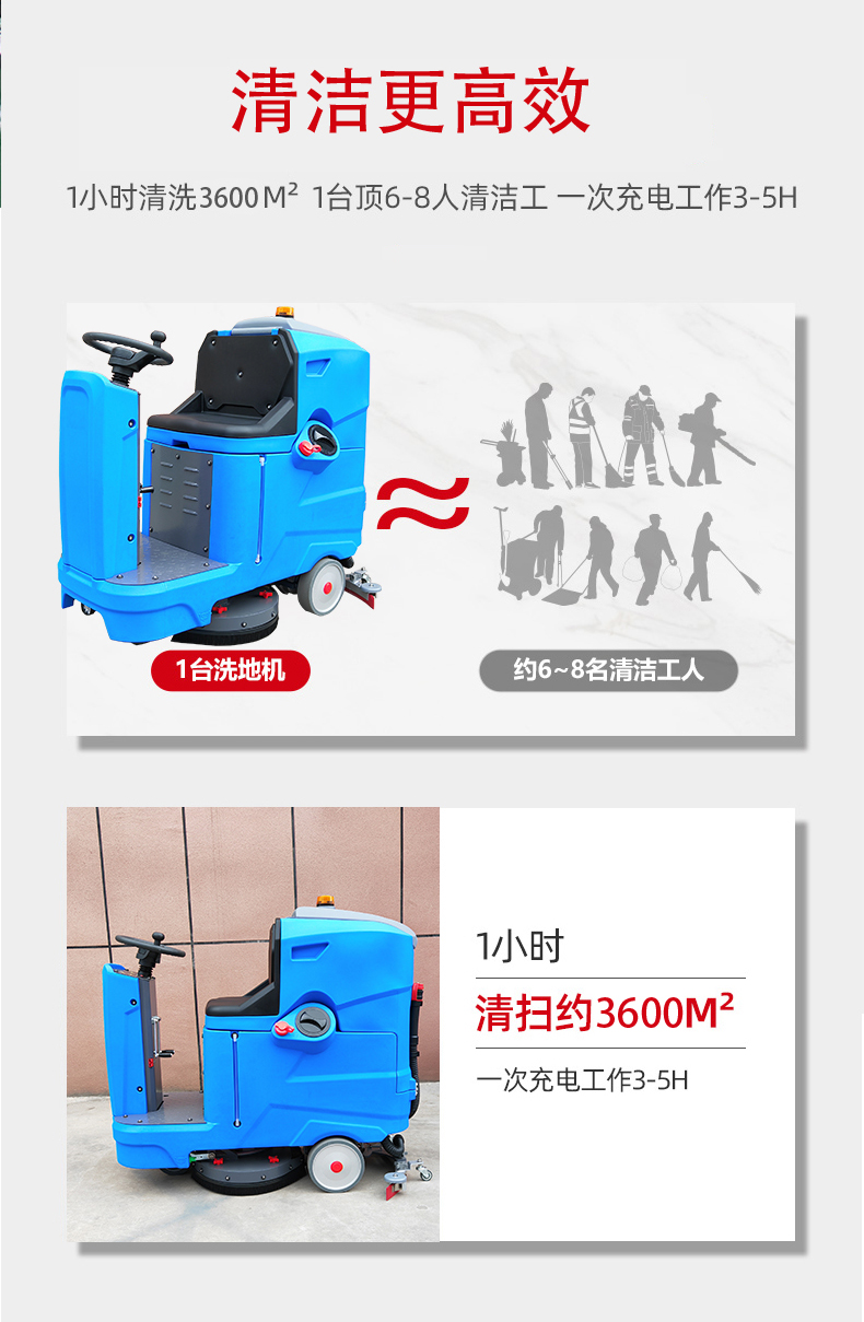 徐州驾驶式洗地机更适合用在高铁站